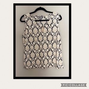 X-Large By Design Damask Print Blouse